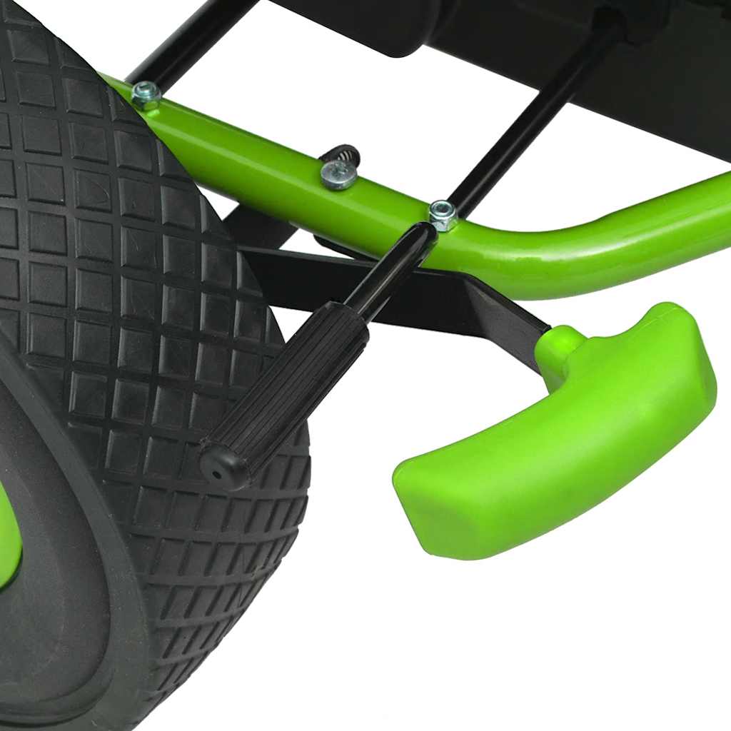 Pedal Go Kart With Adjustable Seat Green
