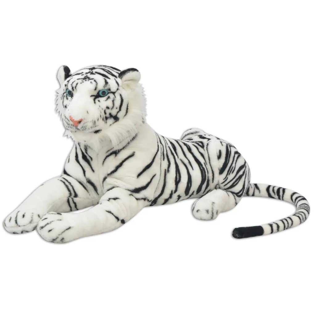 Tiger Toy Plush White Xxl
