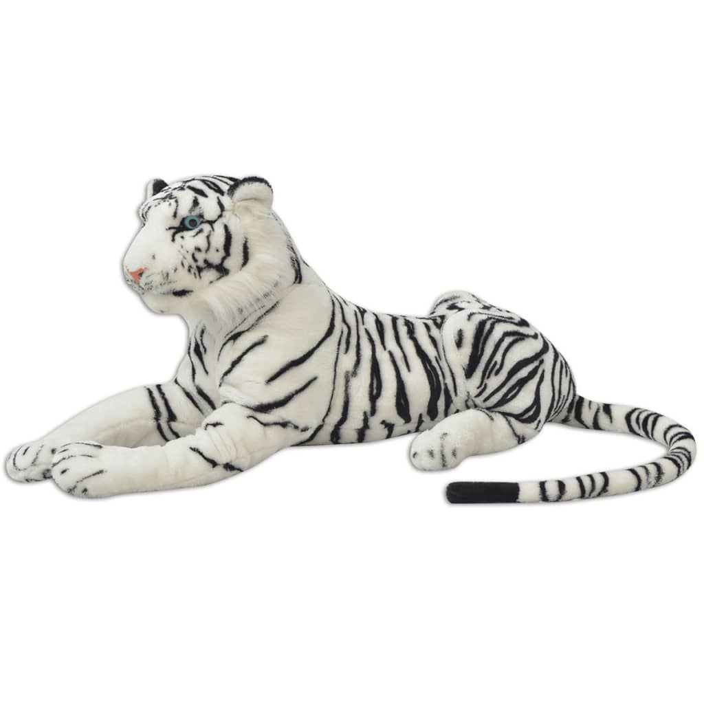 Tiger Toy Plush White Xxl
