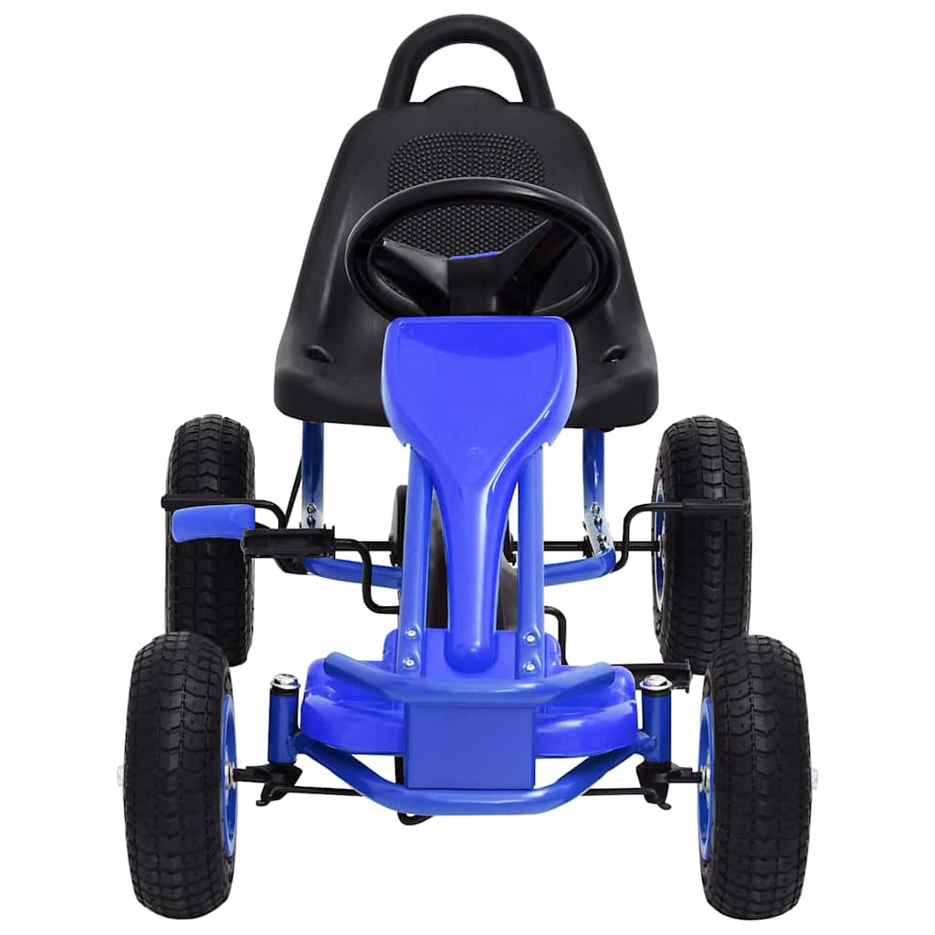 Pedal Go-Kart With Pneumatic Tyres Blue
