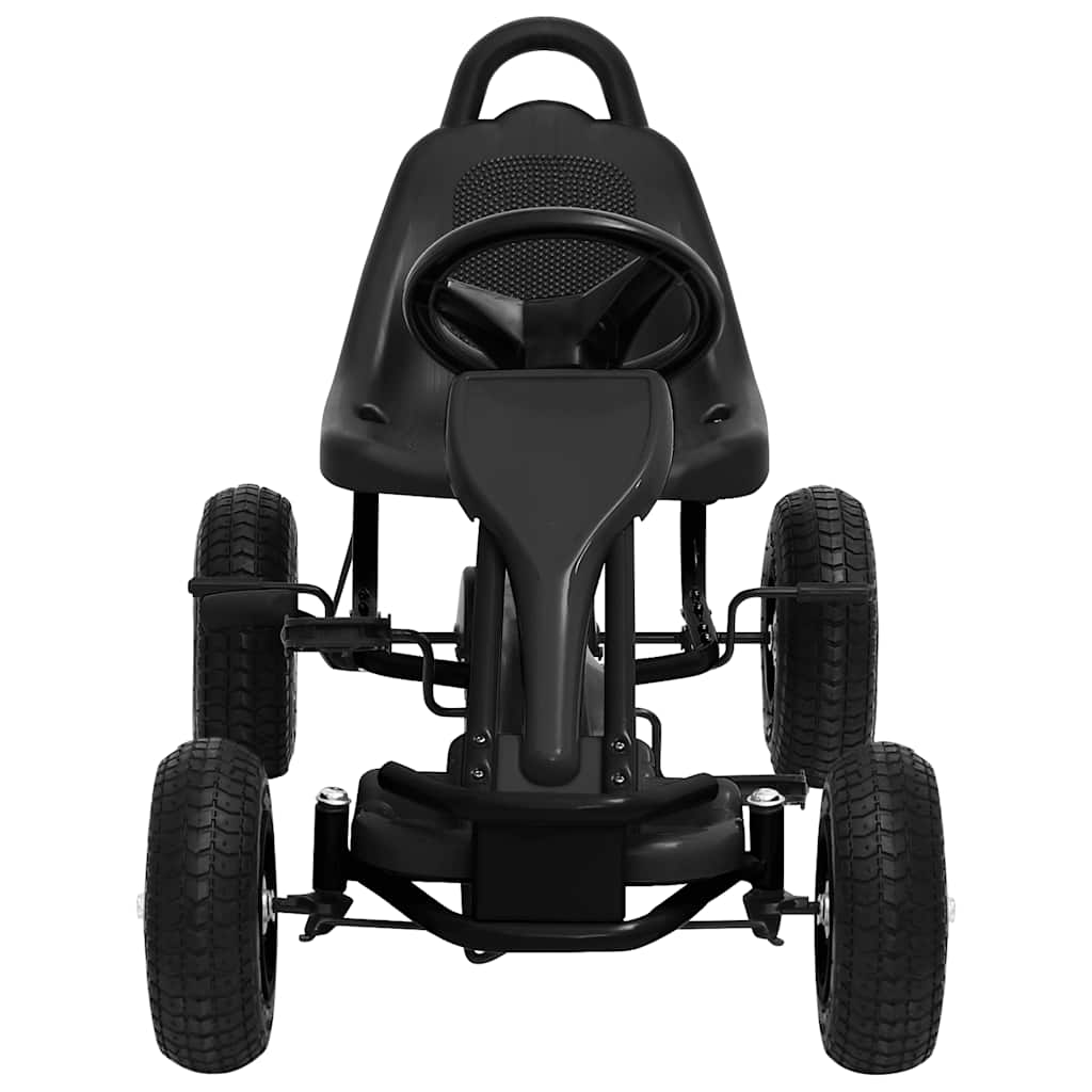 Pedal Go-Kart With Pneumatic Tyres Black