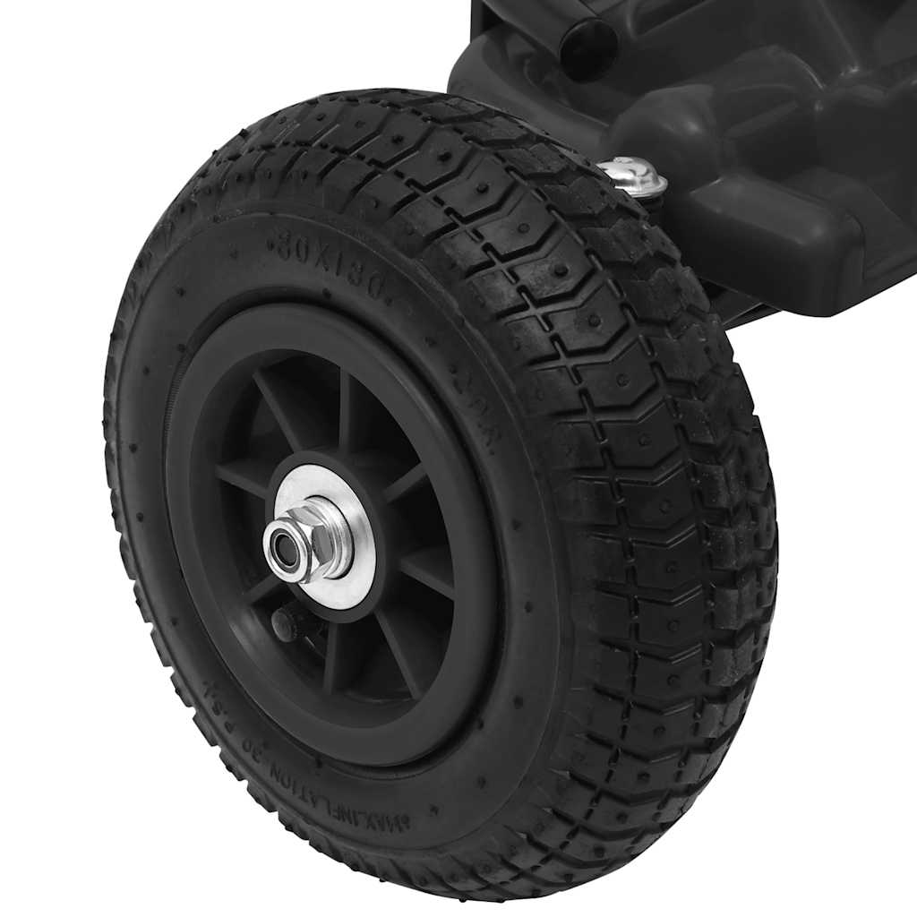 Pedal Go-Kart With Pneumatic Tyres Black