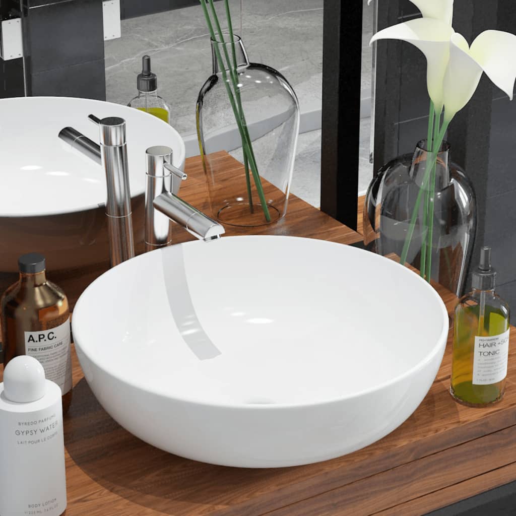 Basin Round Ceramic 41.5X13.5 Cm