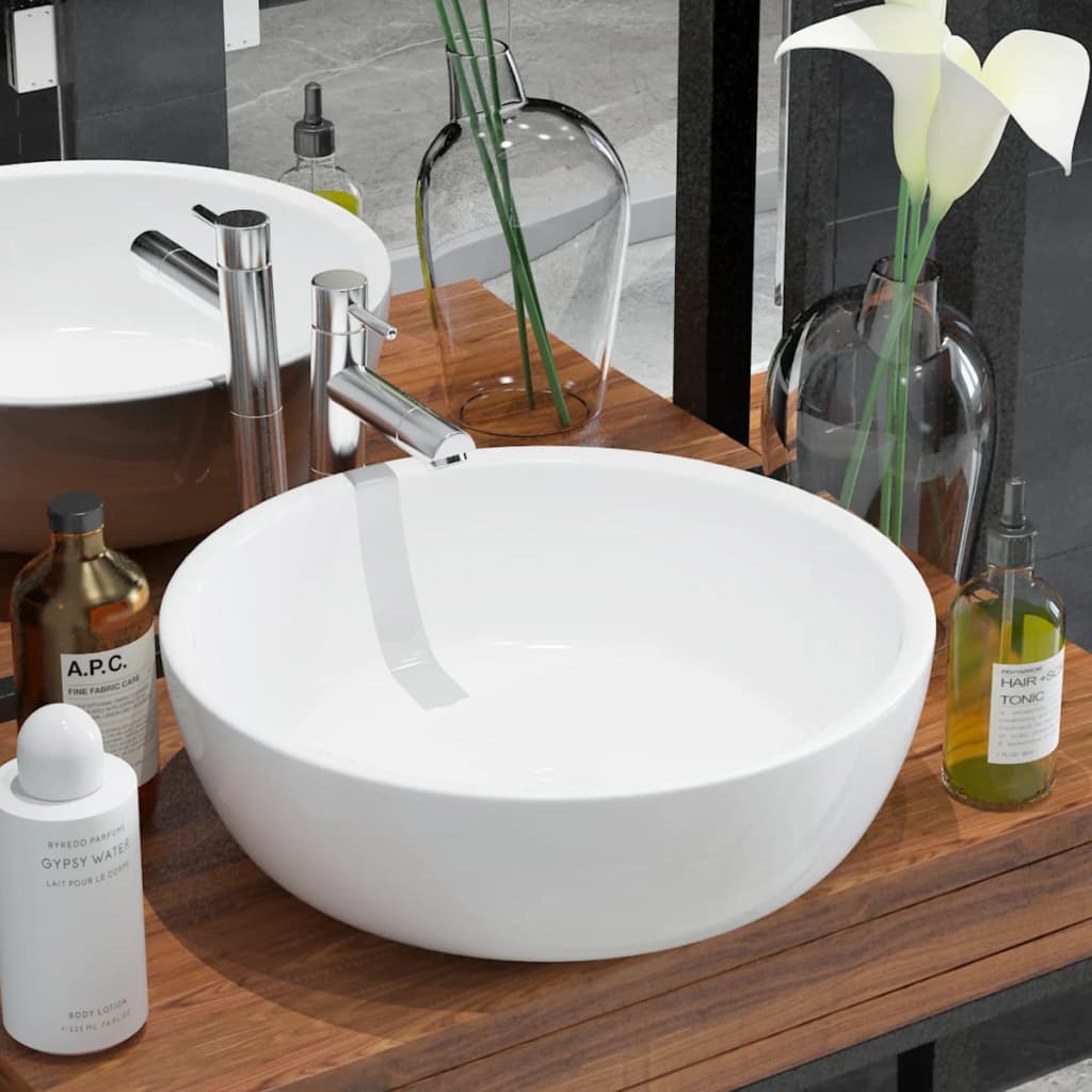 Basin Ceramic Round 42X12 Cm