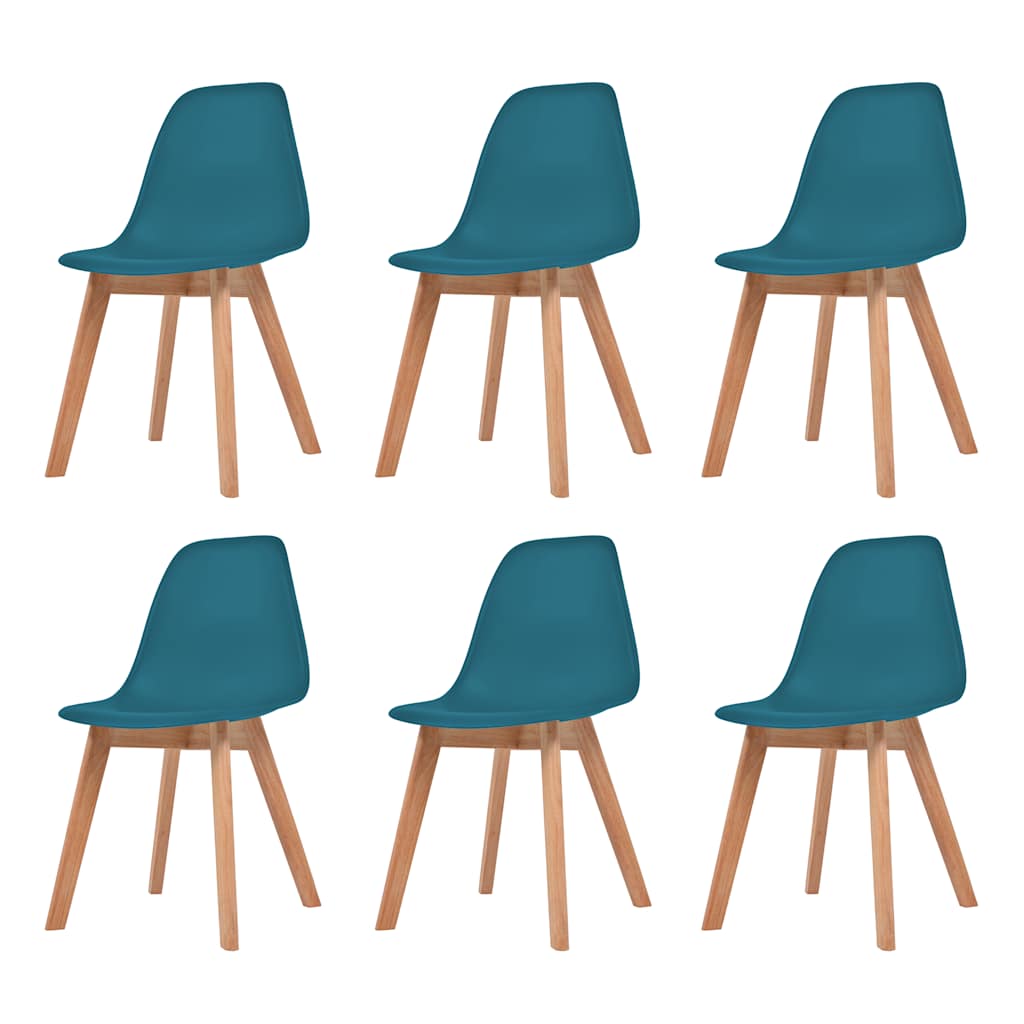 Dining Chairs 6 Pcs Plastic