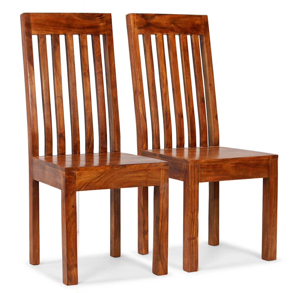 Dining Chairs 4 Pcs Solid Wood Modern