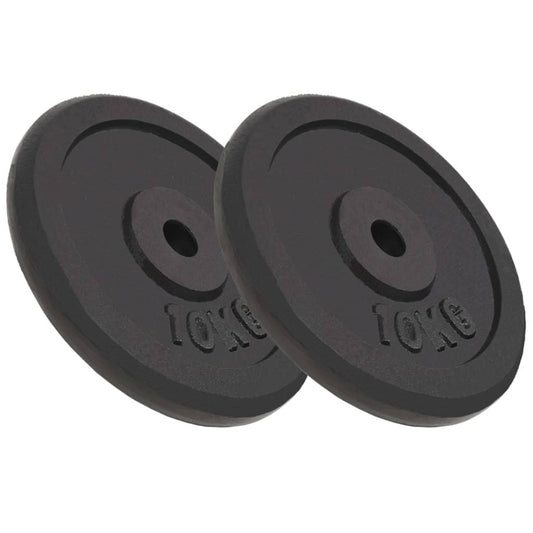 Weight Plates 2 Pcs 2X10 Kg Cast Iron