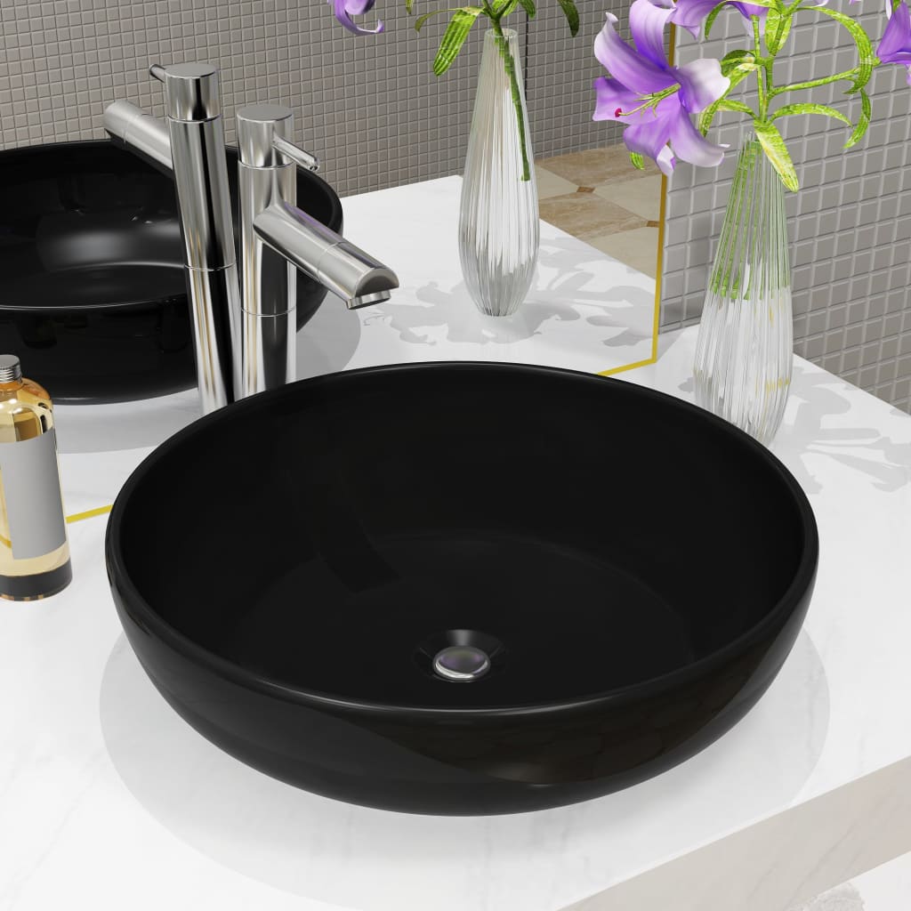 Basin Ceramic Round 42X12 Cm