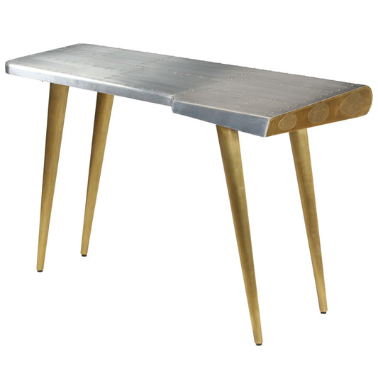 Aviator Writing Desk Vintage Aircraft Airman Style 120X60X76 Cm