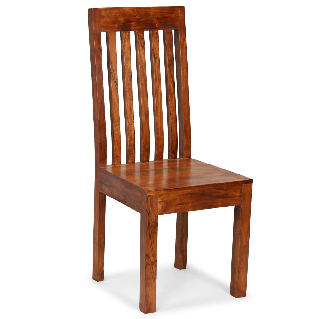 Dining Chairs 4 Pcs Solid Wood Modern