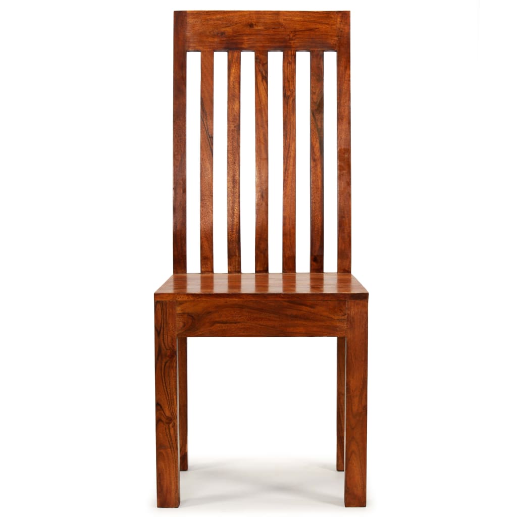 Dining Chairs 4 Pcs Solid Wood Modern