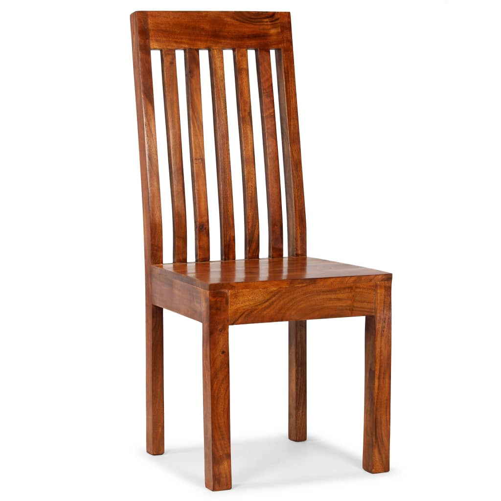Dining Chairs 4 Pcs Solid Wood Modern