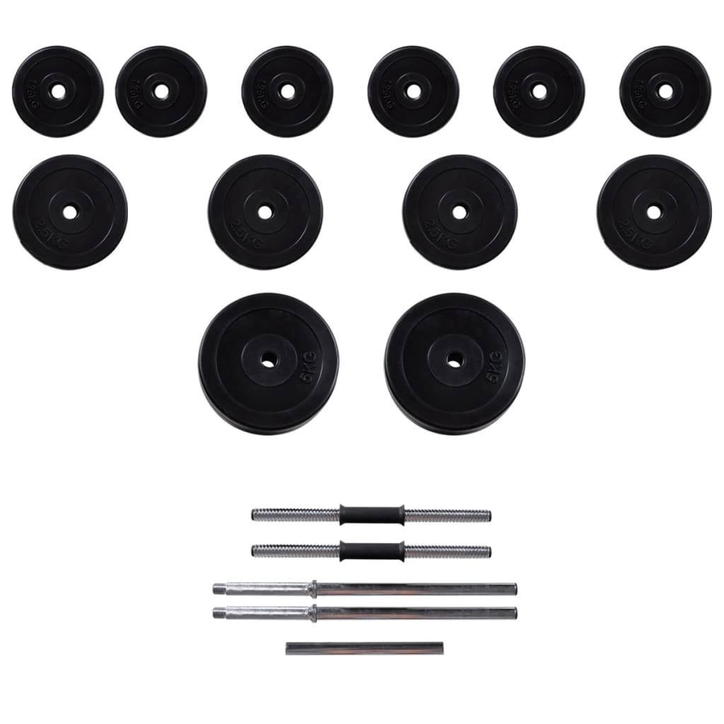 Power Tower With Barbell And Dumbbell Set 30.5 Kg