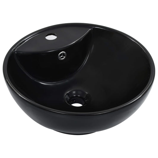 Wash Basin With Overflow 46.5X18 Cm Ceramic
