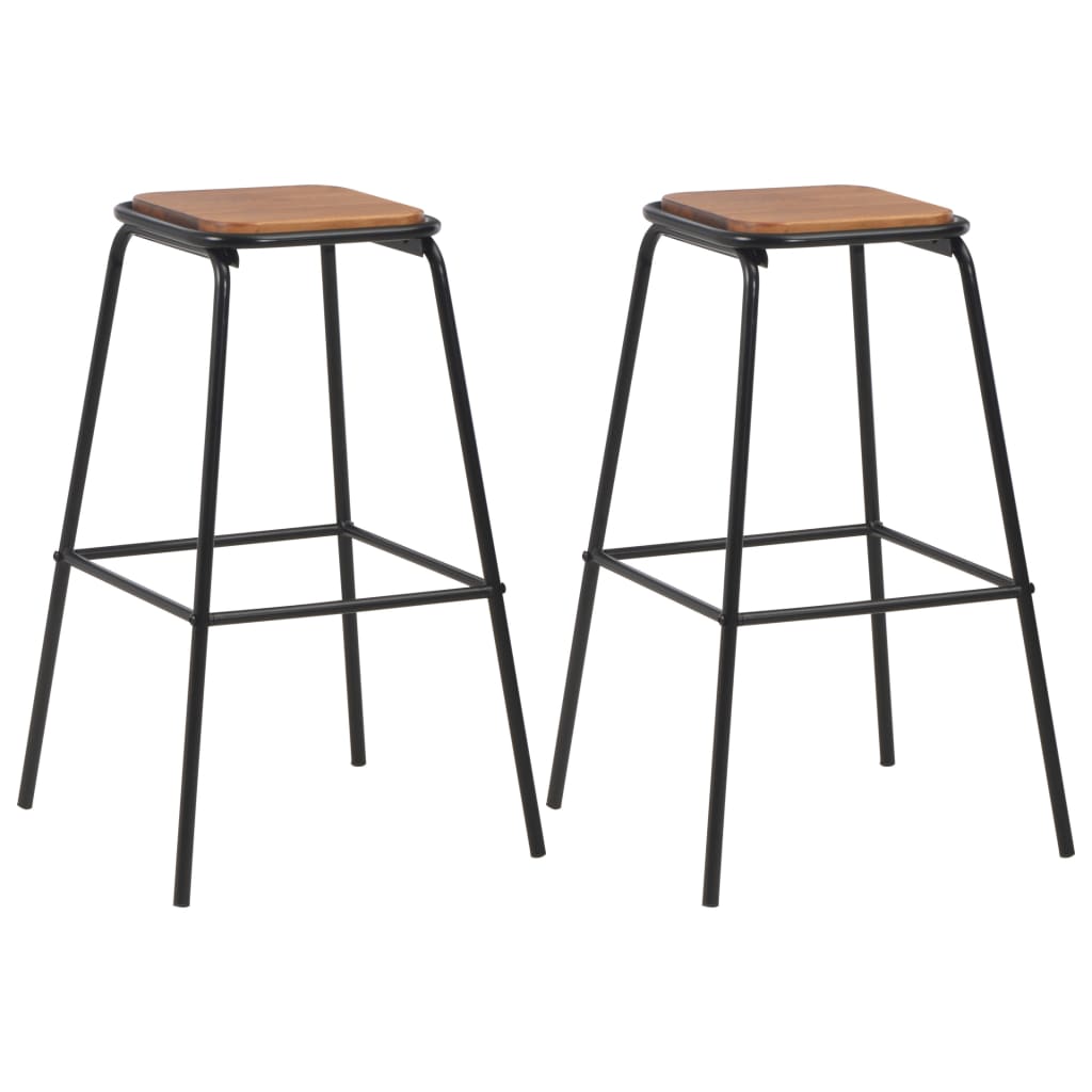 Bar Stools 4 Pcs Steel