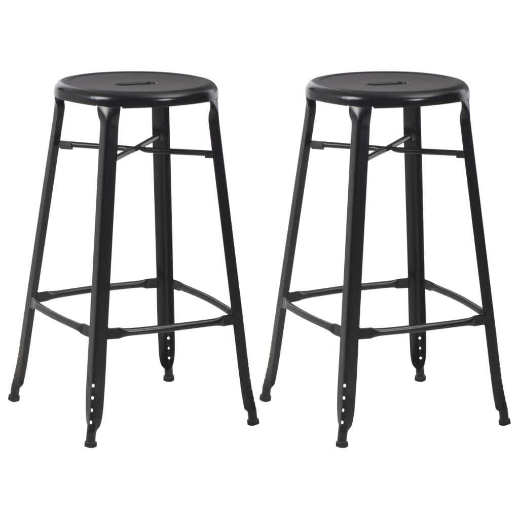 Bar Stools 4 Pcs Steel