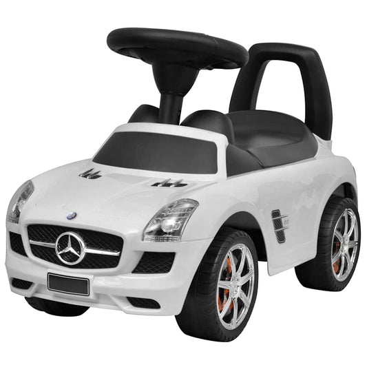 Foot-Powered Kids Car White