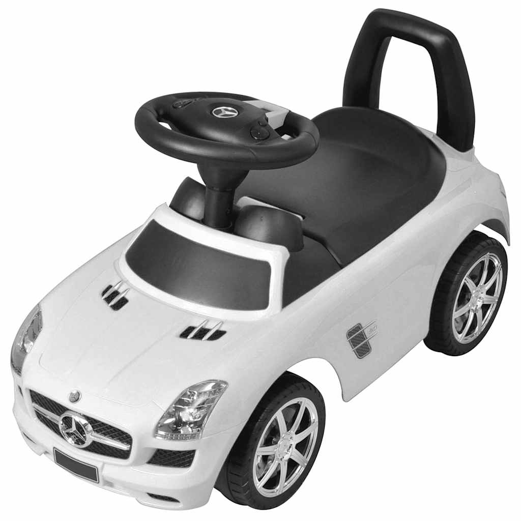 Foot-Powered Kids Car White