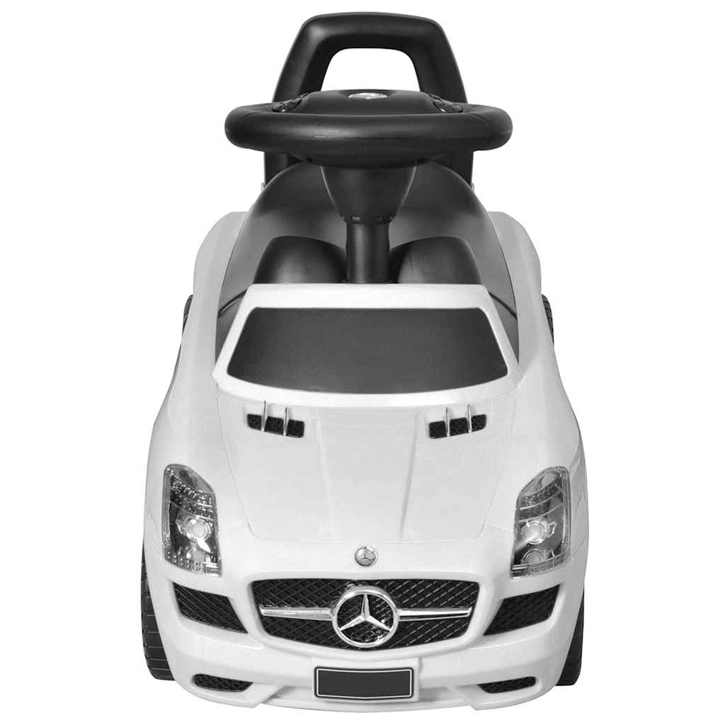 Foot-Powered Kids Car White