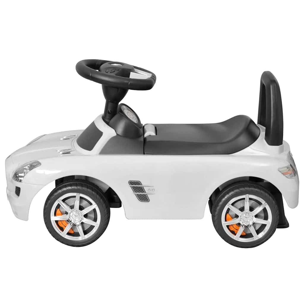 Foot-Powered Kids Car White
