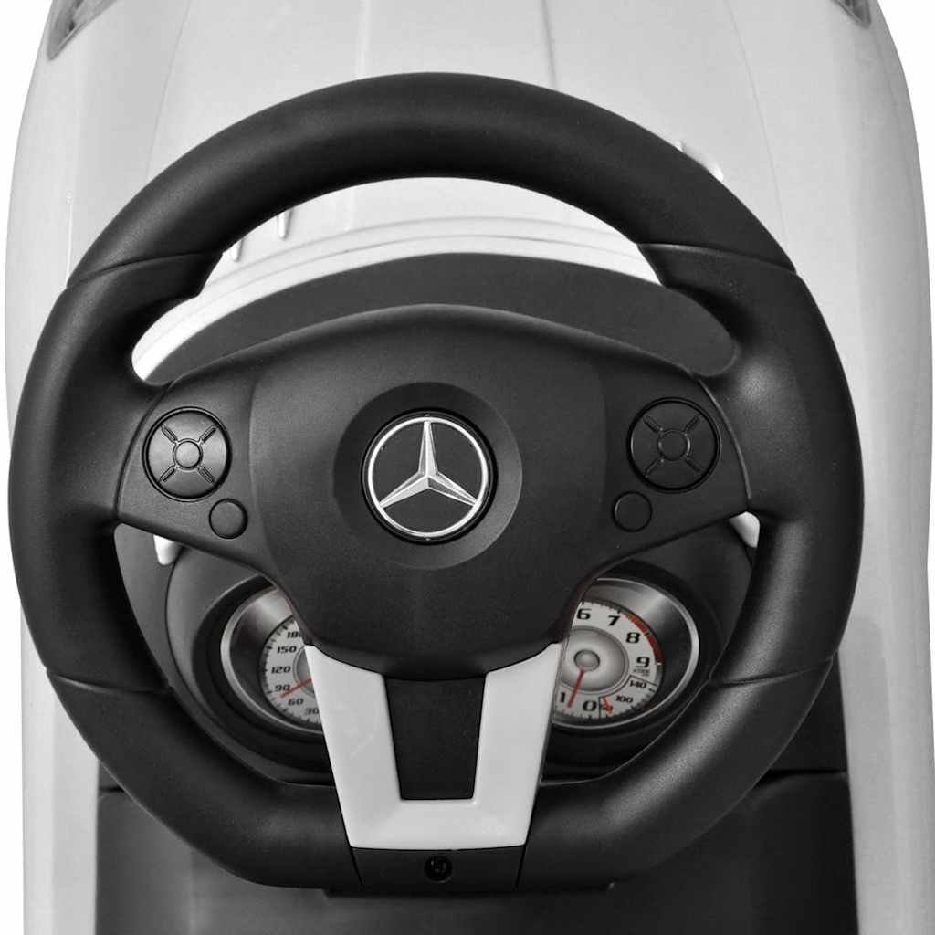 Foot-Powered Kids Car White