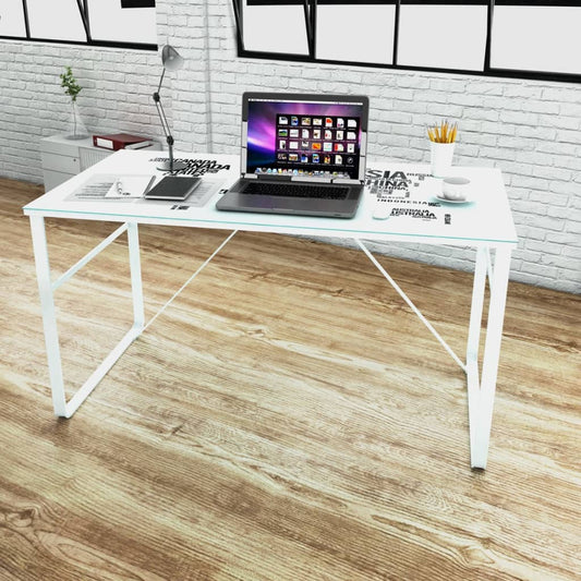 Rectangular Desk With Map Pattern