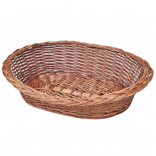 Willow Dog Basket/Pet Bed Natural 70 Cm