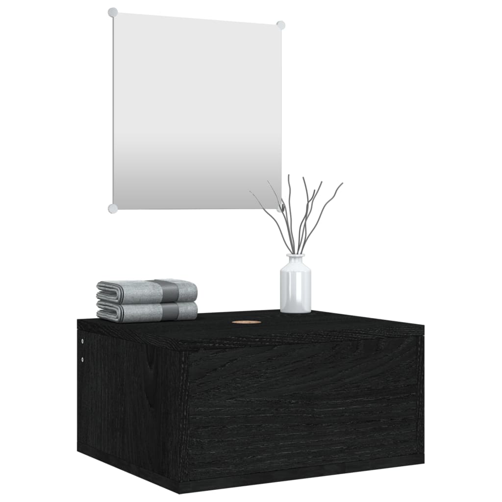 2 Piece Bathroom Furniture Set Engineered Wood