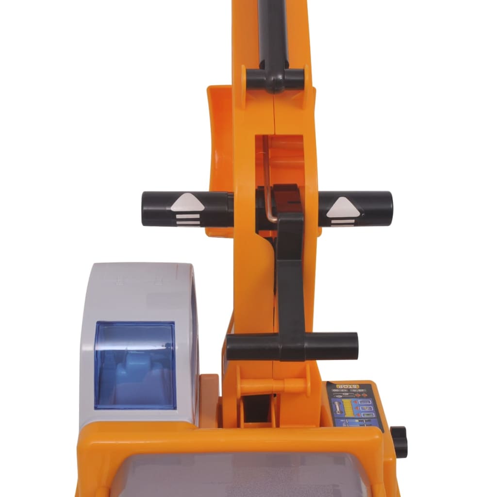Ride-On Excavator Plastic Yellow