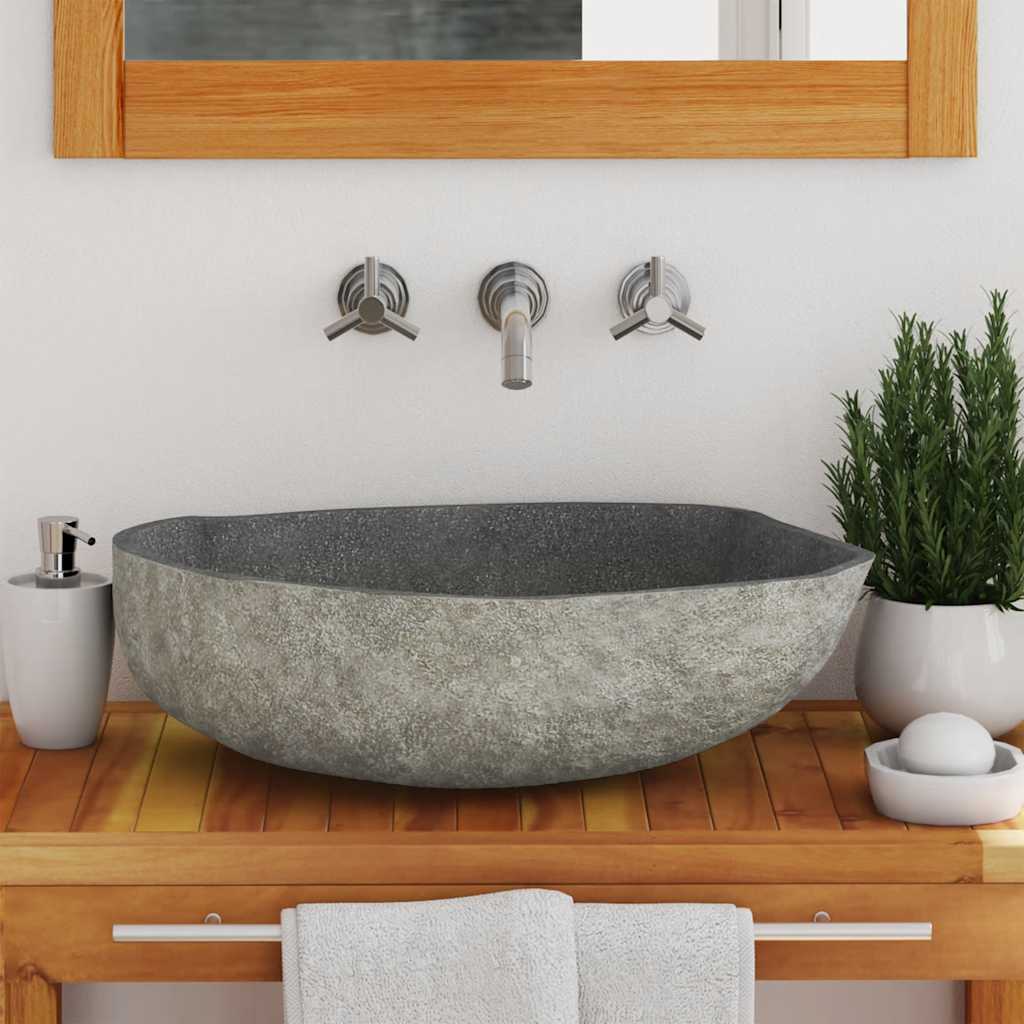 Basin River Stone Oval (45-53)X(34-41) Cm