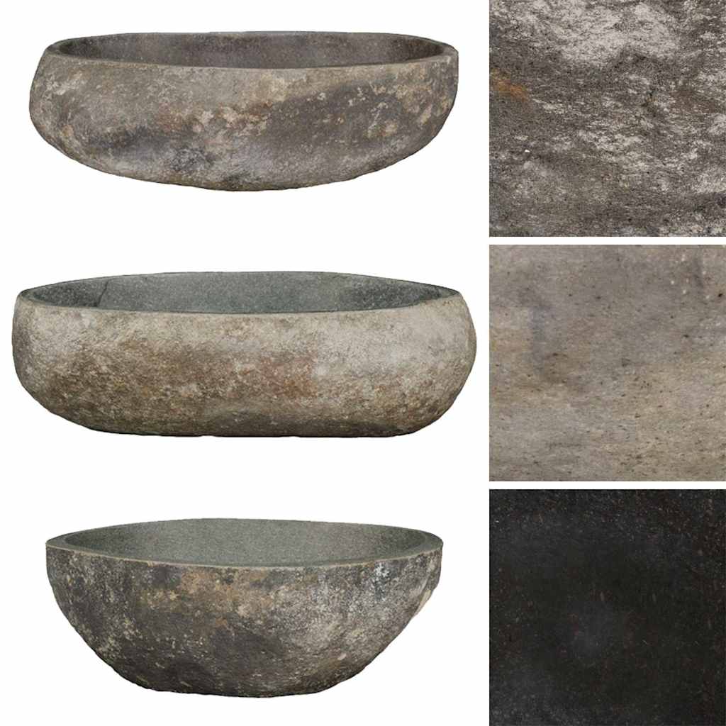 Basin River Stone Oval (45-53)X(34-41) Cm