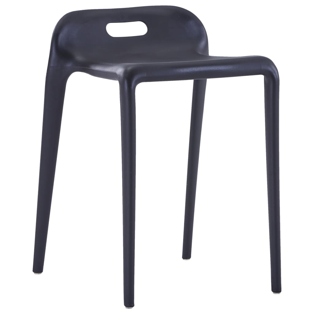 Stackable Stools 4 Pcs Plastic