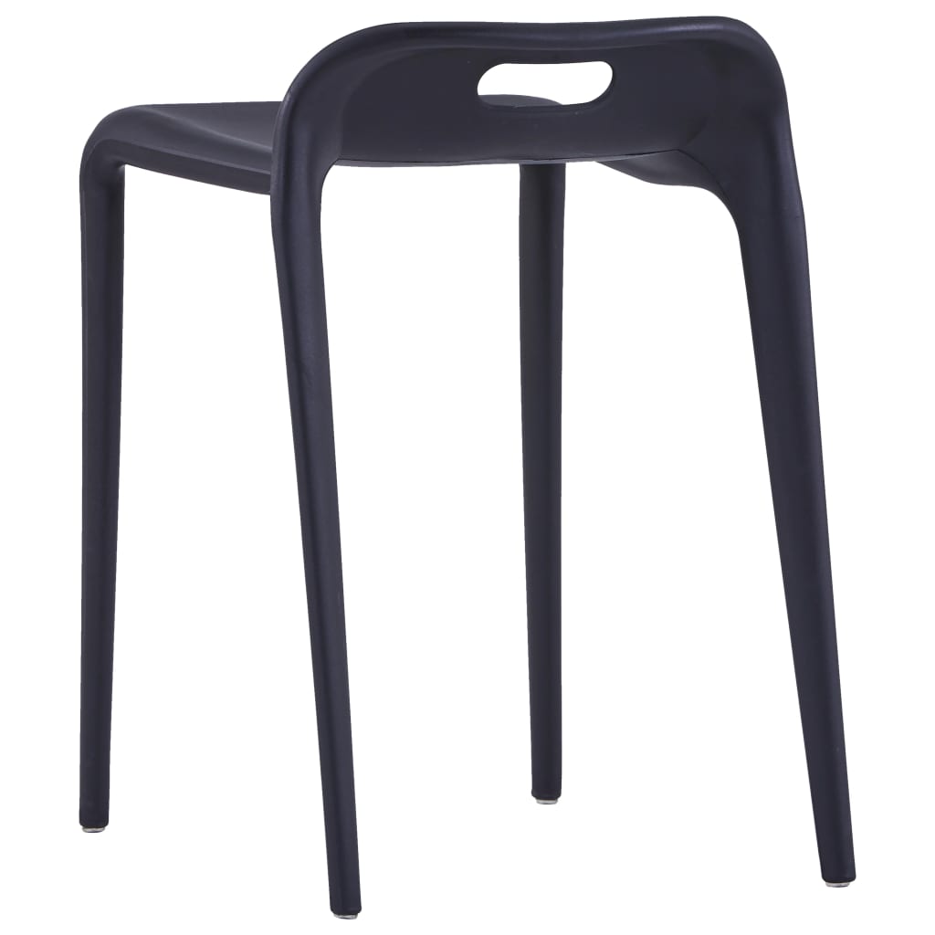 Stackable Stools 4 Pcs Plastic
