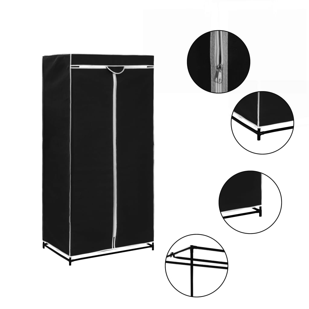 Wardrobe 75X50X160 Cm