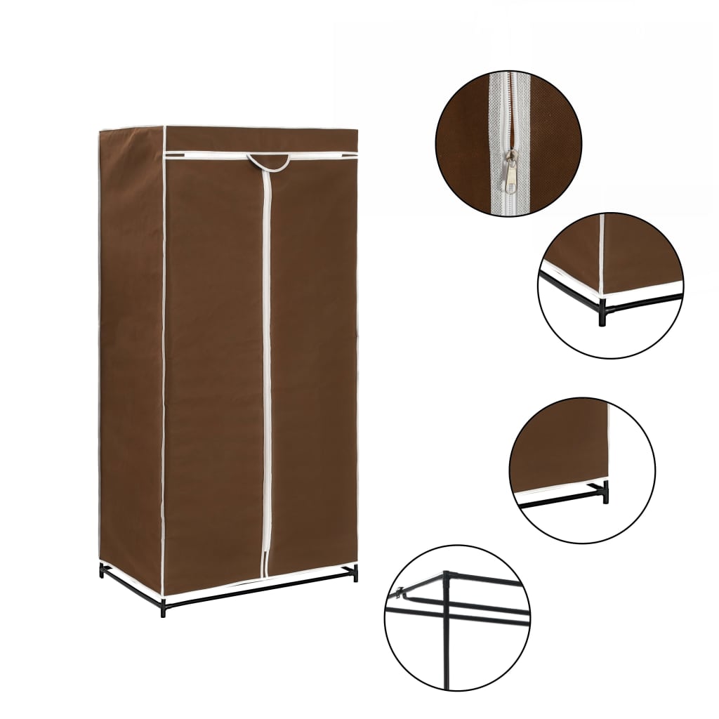 Wardrobe 75X50X160 Cm