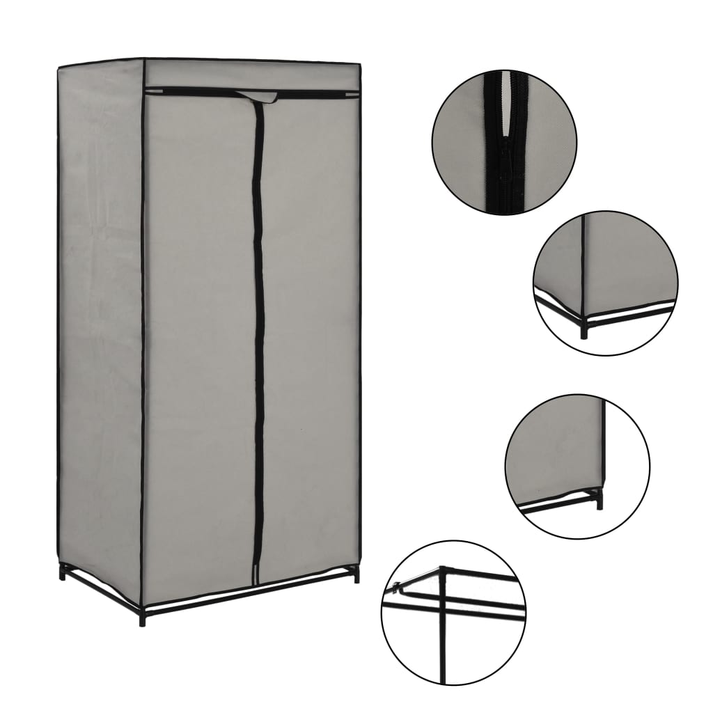 Wardrobe 75X50X160 Cm