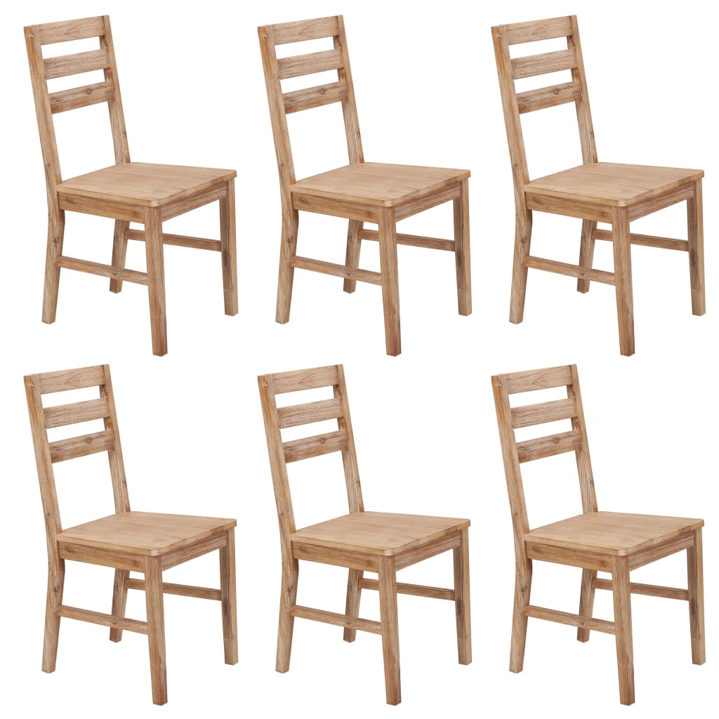 Dining Chairs 8 Pcs Solid Wood Acacia