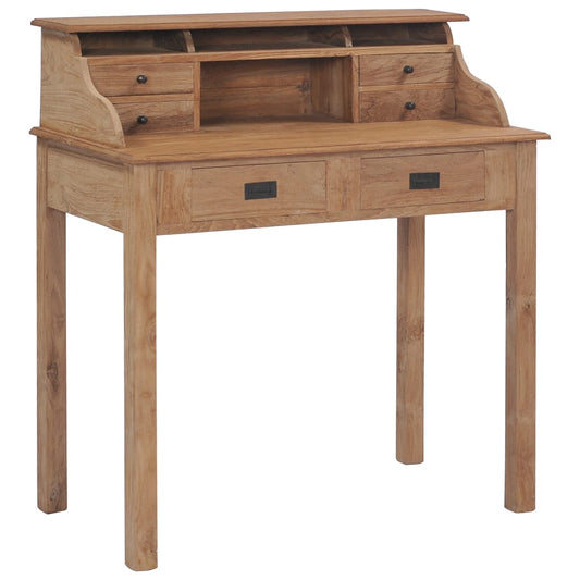Desk 90X50X100 Cm Solid Teak Wood
