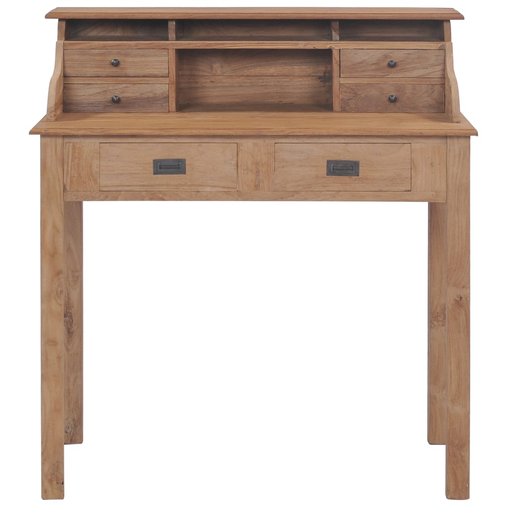 Desk 90X50X100 Cm Solid Teak Wood