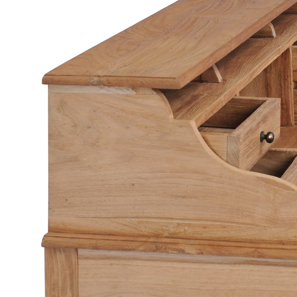 Desk 90X50X100 Cm Solid Teak Wood
