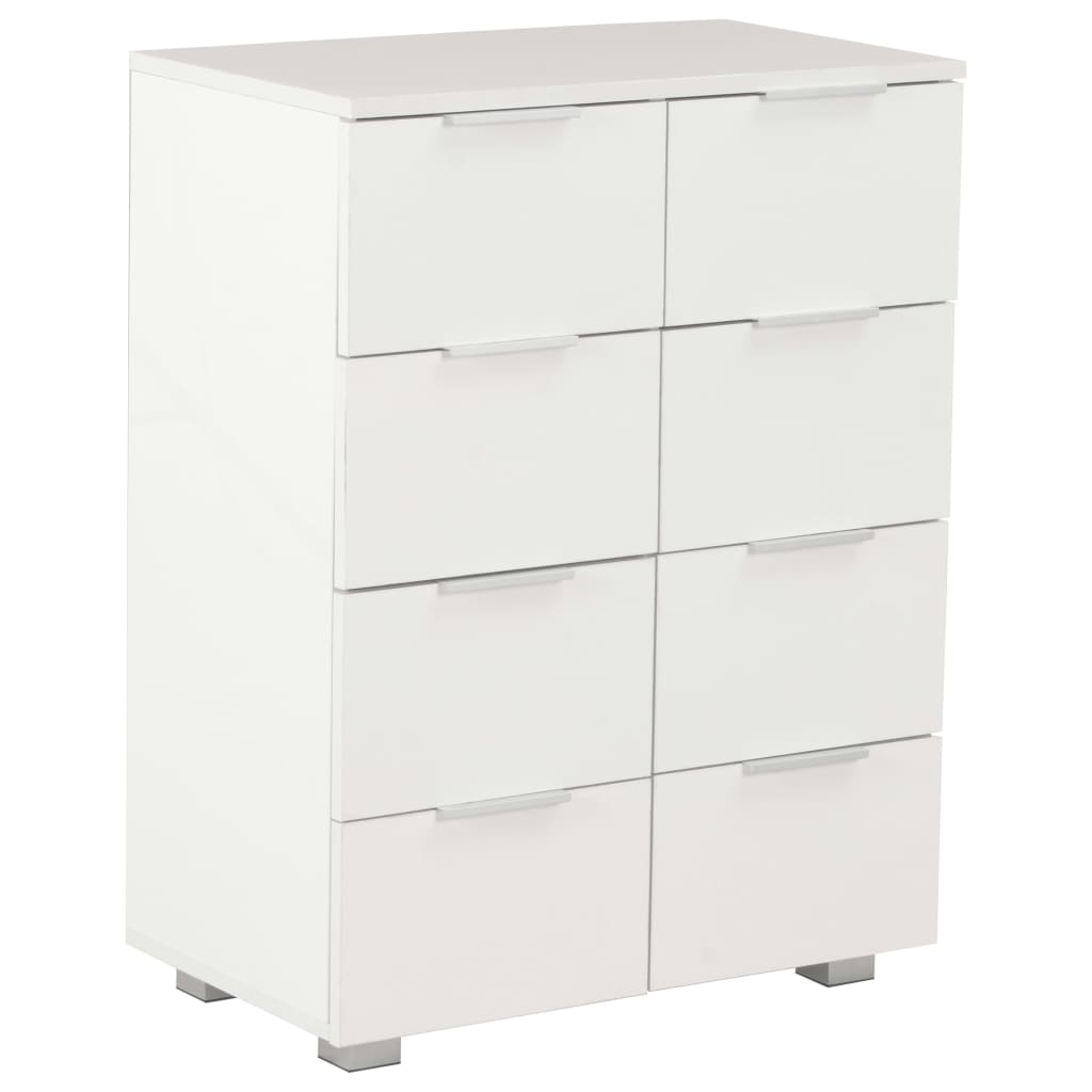 Sideboard High Gloss 60X35X80 Cm Engineered Wood