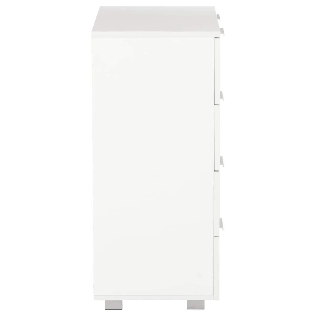 Sideboard High Gloss 60X35X80 Cm Engineered Wood