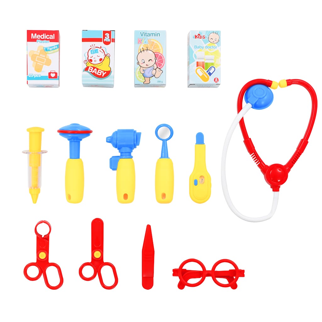 15 Piece Kids' Pretend Doctor Play Set 38X30X67.5 Cm