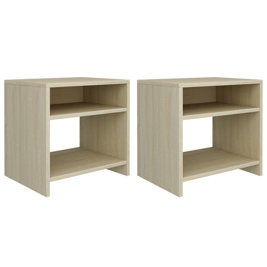 Bedside Cabinets 2 Pcs 40X30X40 Cm Engineered Wood