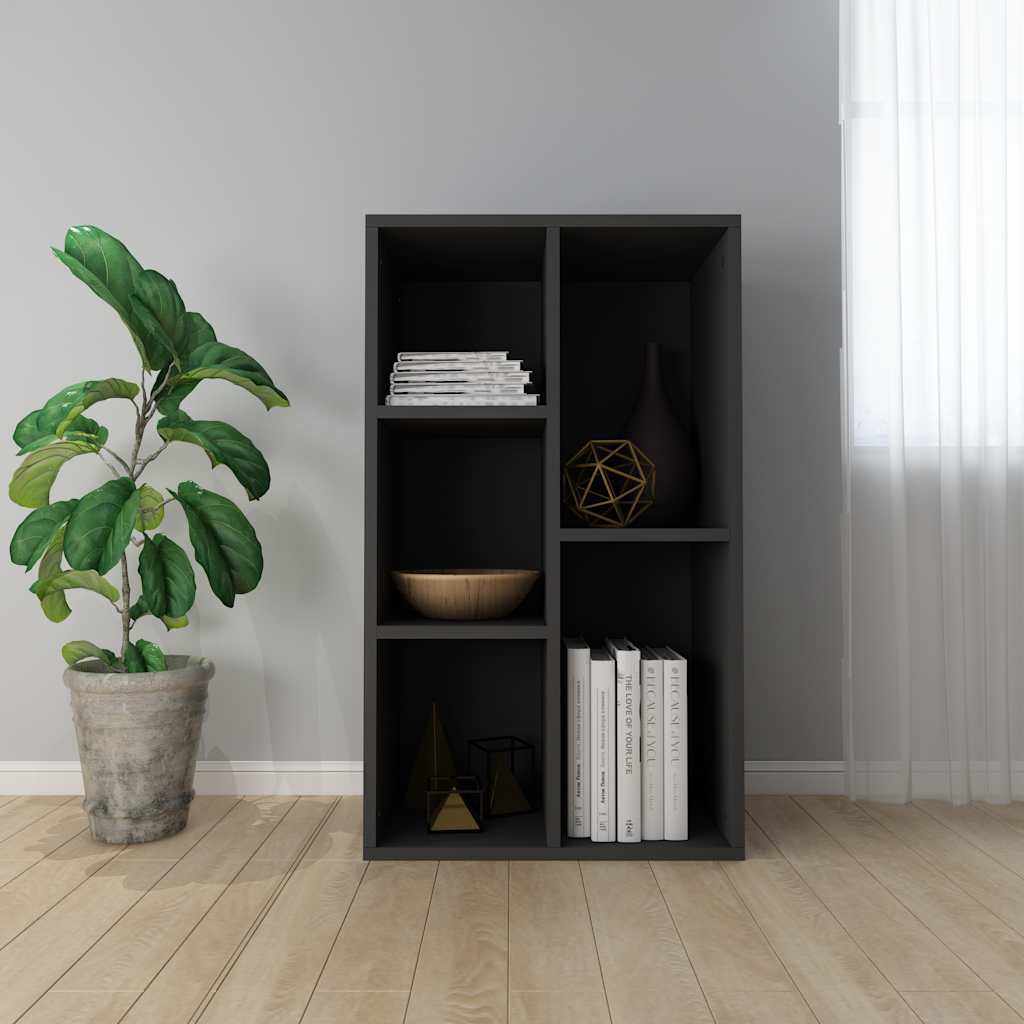 Bookcase 50X25X80 Cm Engineered Wood