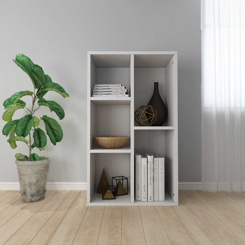 Bookcase 50X25X80 Cm Engineered Wood