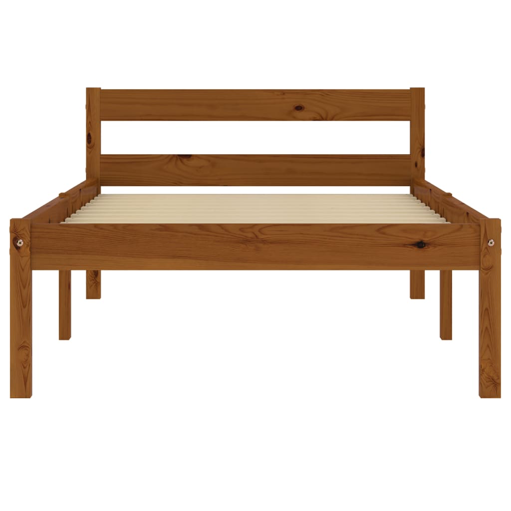 Bed Frame Without Mattress Solid Pine Wood
