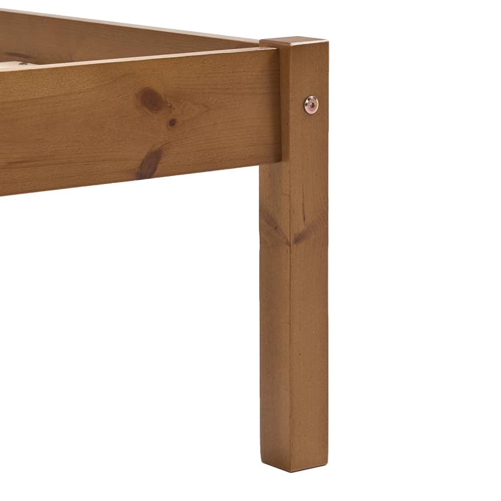 Bed Frame Without Mattress Solid Pine Wood