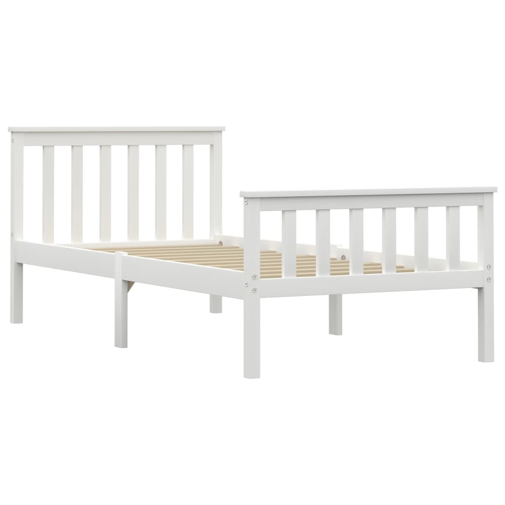 Bed Frame Without Mattress Solid Pinewood