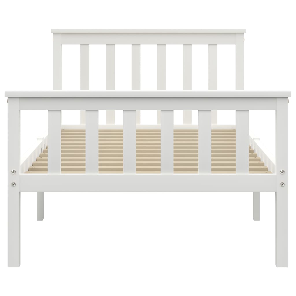 Bed Frame Without Mattress Solid Pinewood